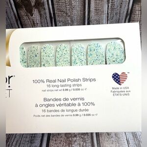 Most Definitely - Color Street Nail Polish Strips NWT Retired Glitter Overlay